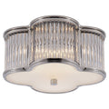 Two Light Flush Mount with Clear Glass H957099