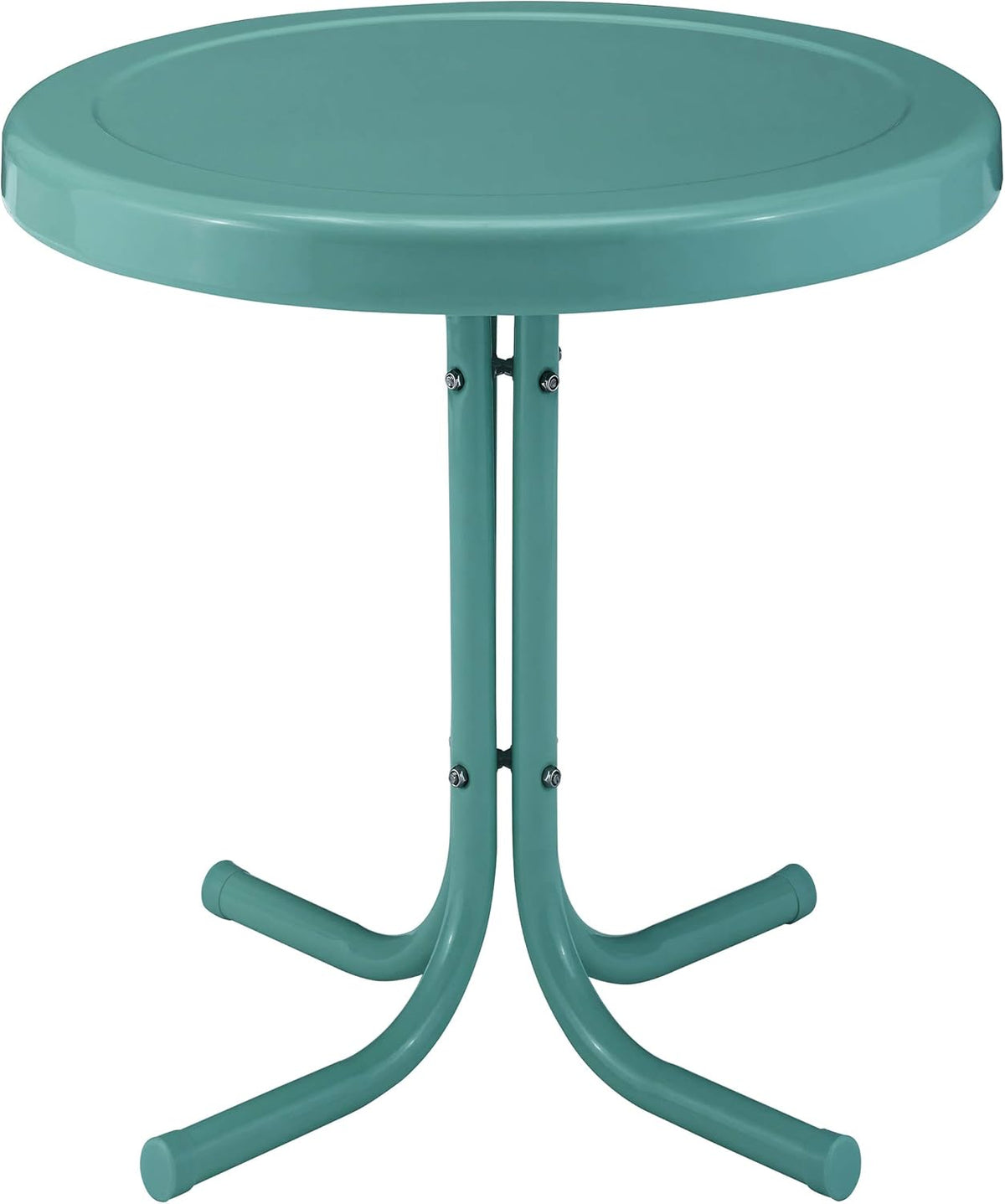 Caribbean Blue Metal Outdoor Side Table Q175
