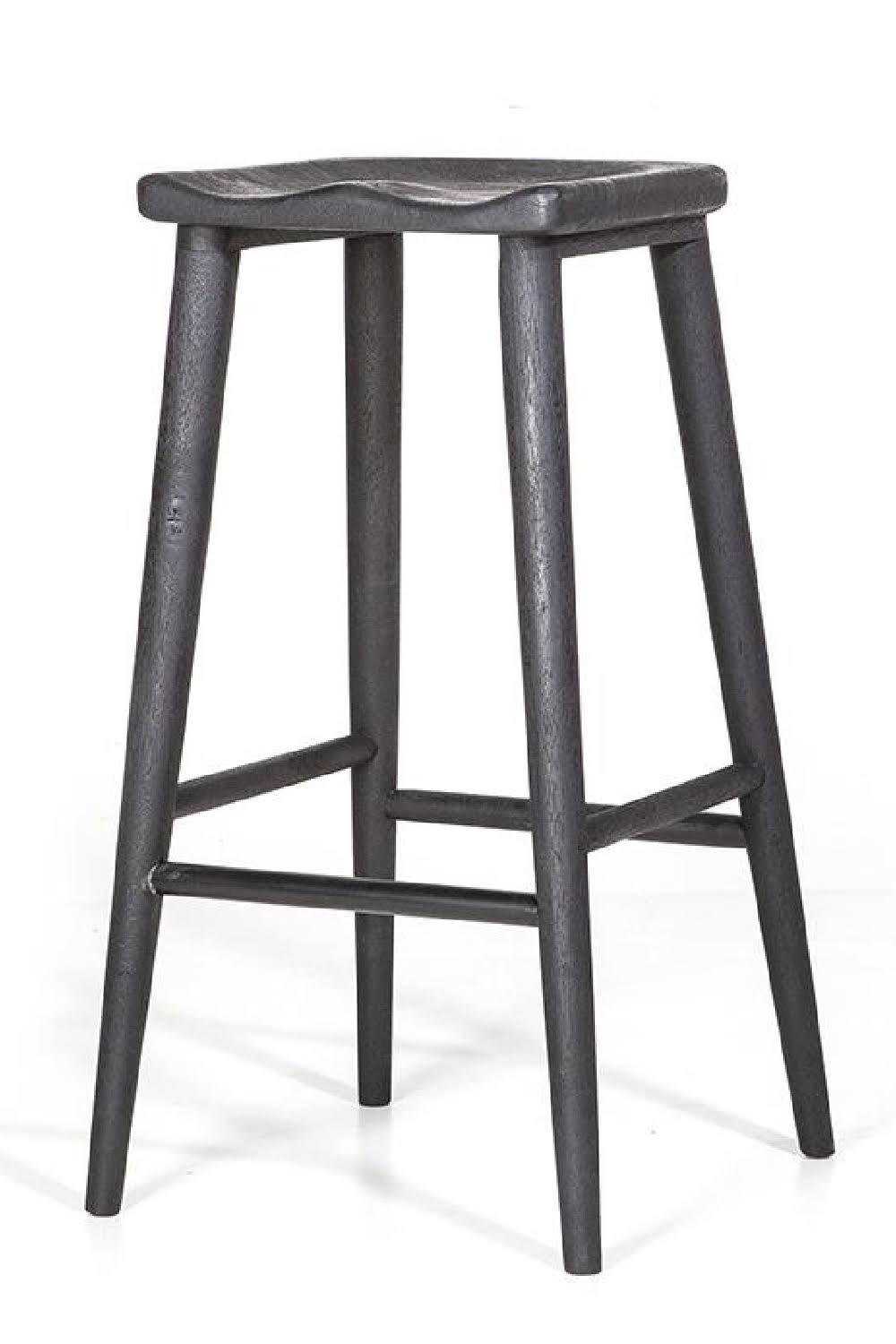 Black Mango Wooden Barstool B1576