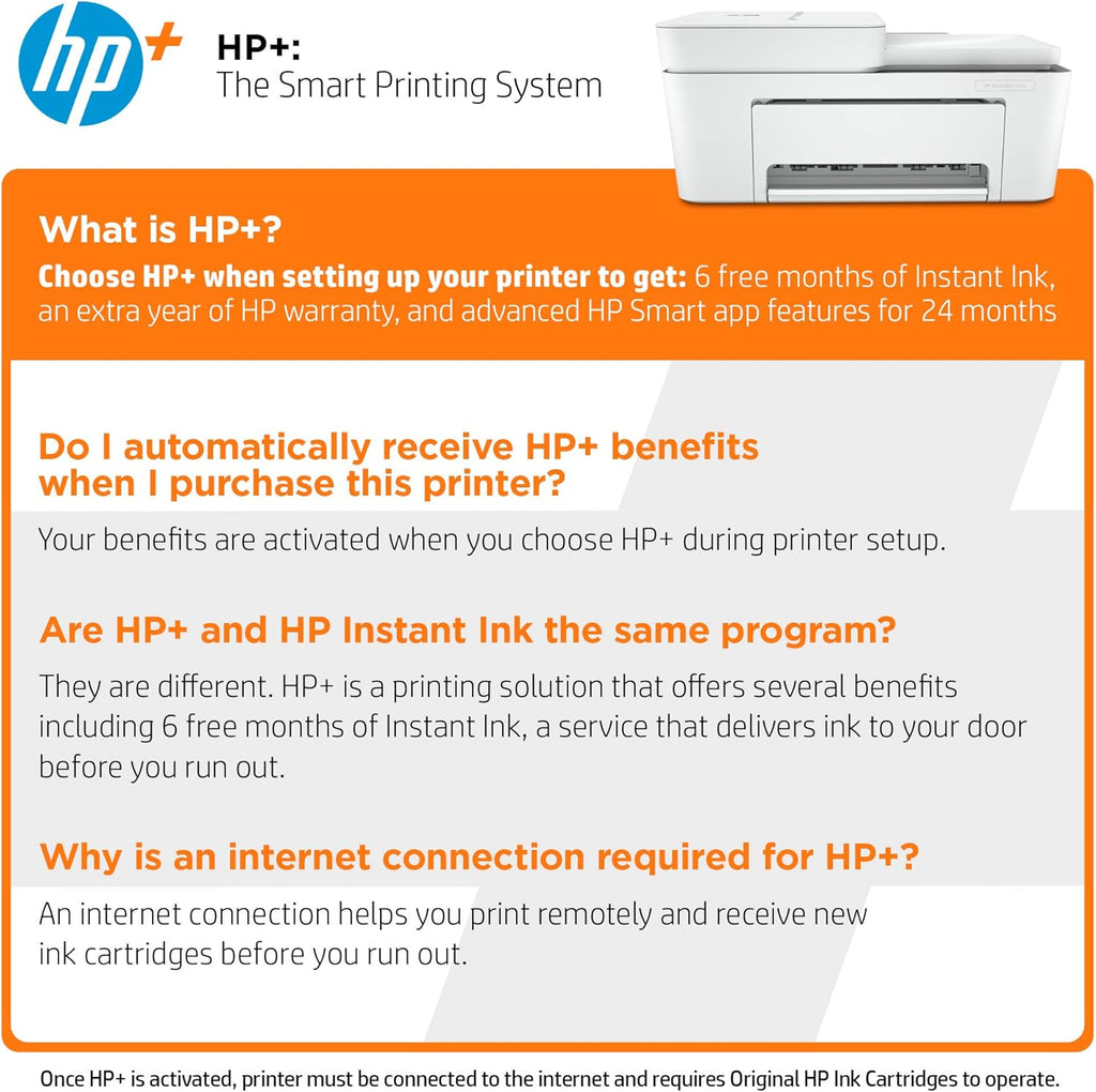 HP DeskJet 4155e All-in-One Wireless Color Printer C844