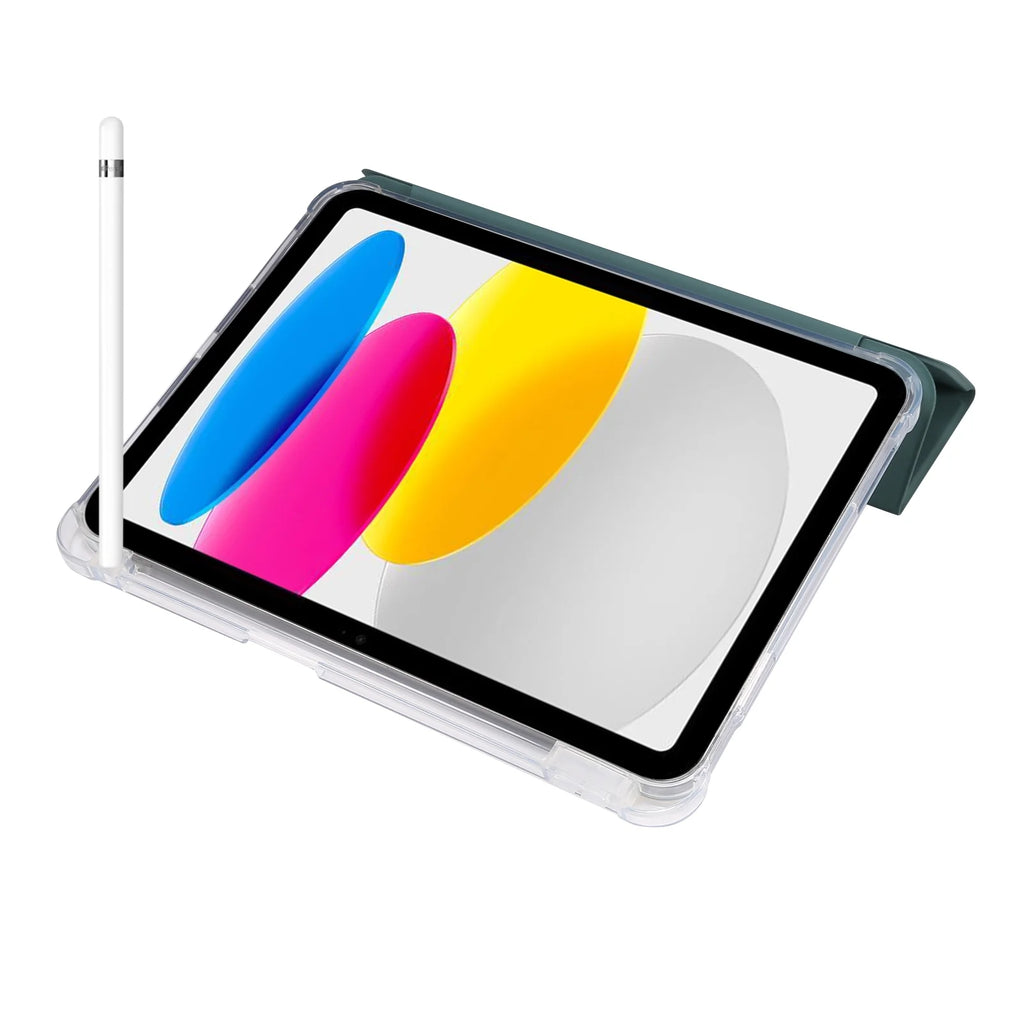 Pink Magnetic Shockproof Trifold Stand Case for iPad 10th Generation 10.9-inch C1110
