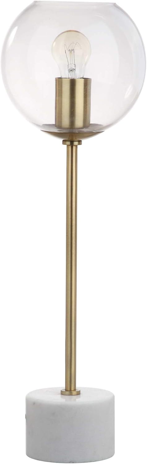 Brass Gold/White 22-inch Table Lamp D4760