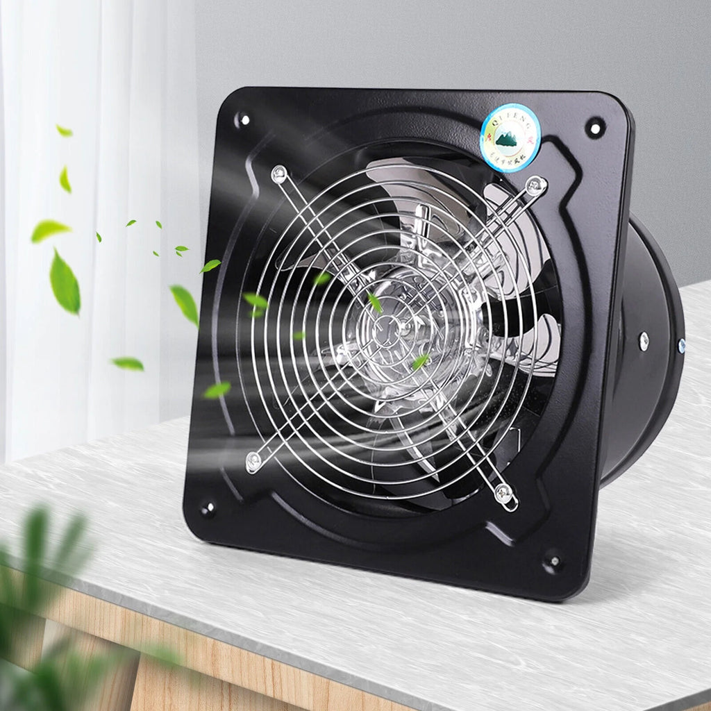 Black 7'' Exhaust Fan Ventilation Extractor X13047