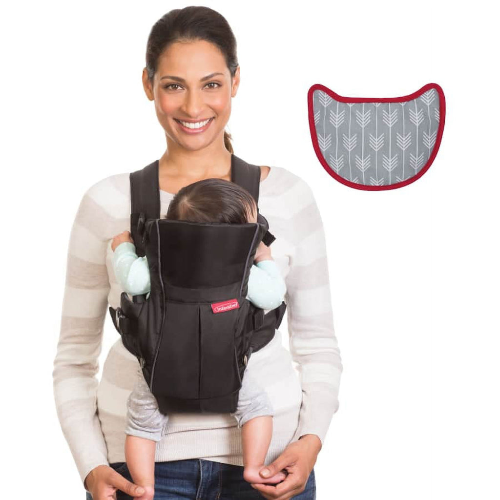 Black 2-Position Baby Carrier with Pocket Q199