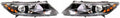 Headlight Assembly Pair for Kia Optima 2012 2013 Halogen Composite U8932