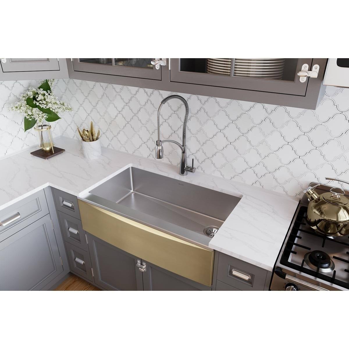 Scarlet Stainless Interchangeable Apron M3127