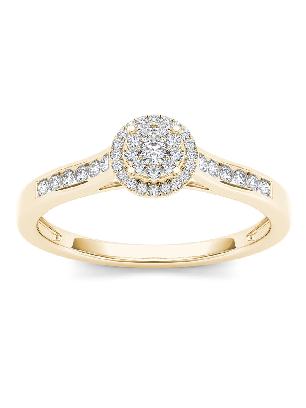 10K Yellow Gold Diamond Engagement Ring A16894