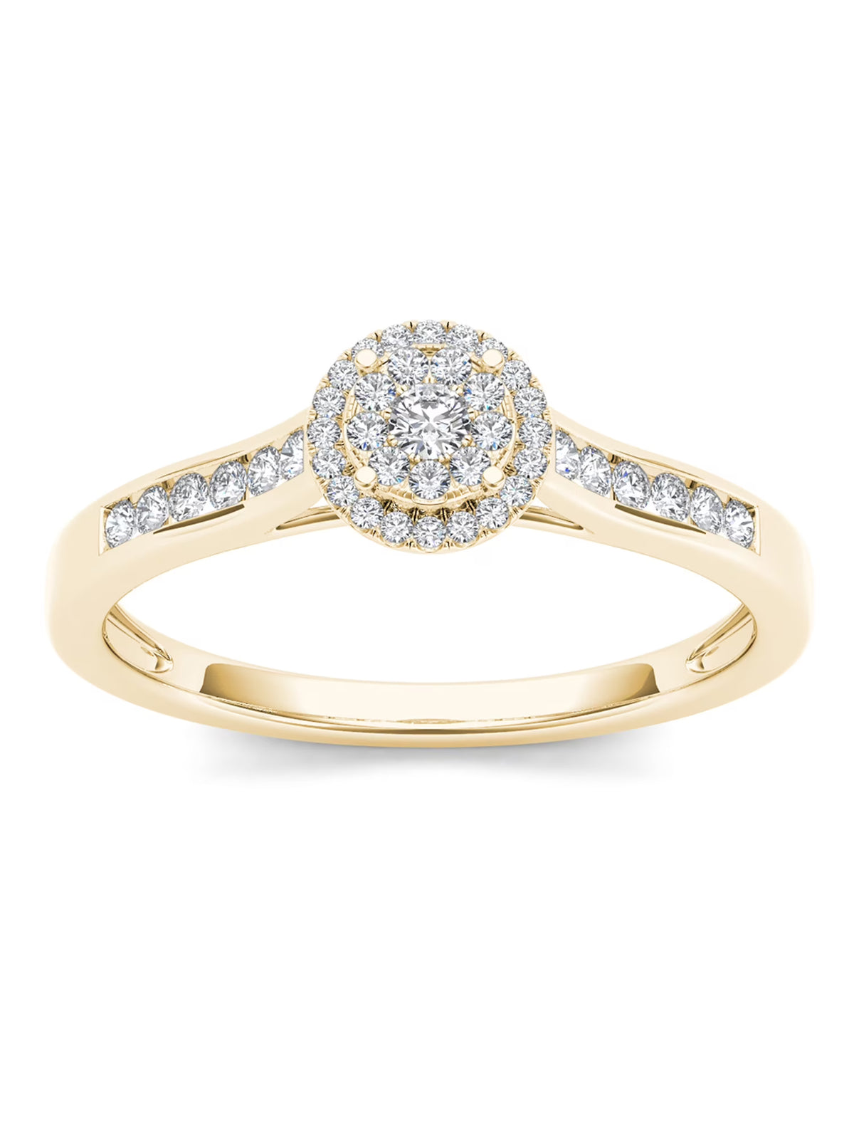 10K Yellow Gold Diamond Engagement Ring A16894