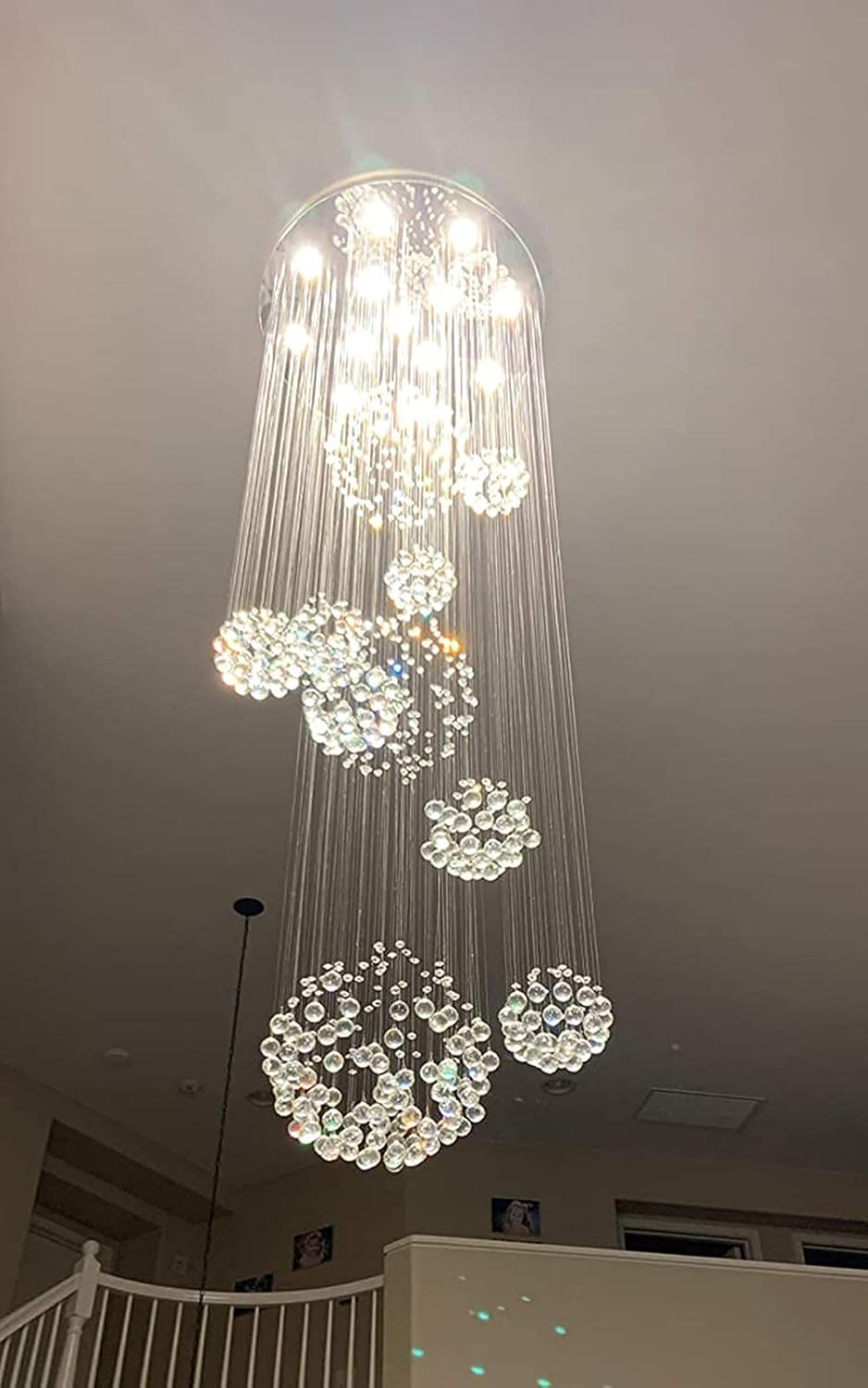 Spiral Crystal Chandelier 13 Lights S3095