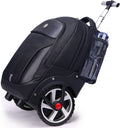 Rolling Waterproof Wheeled Backpack with Laptop Compartment J492623