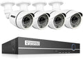 4 Channel 1080P DVR Security Camera System with 4 Weatherproof Cameras Q798850