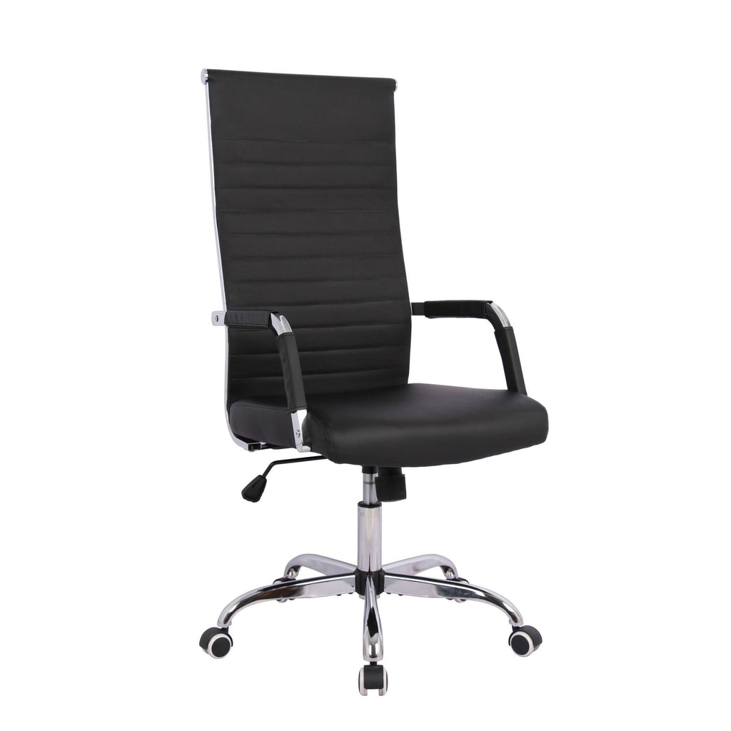 Black High Back Adjustable Executive Office Swivel Chair F640642