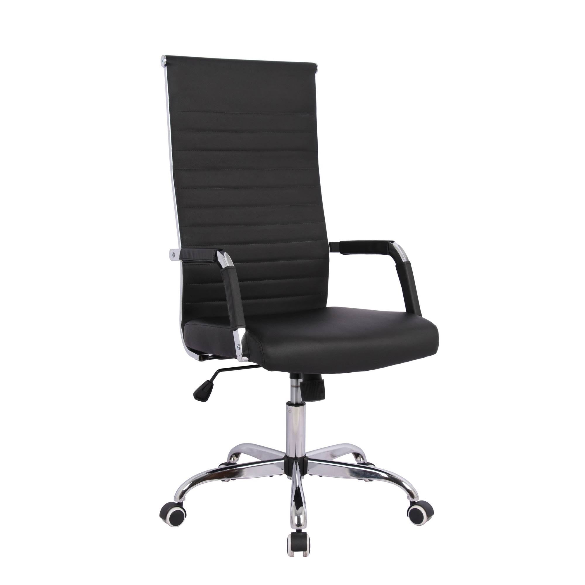 Black High Back Adjustable Executive Office Swivel Chair F640642