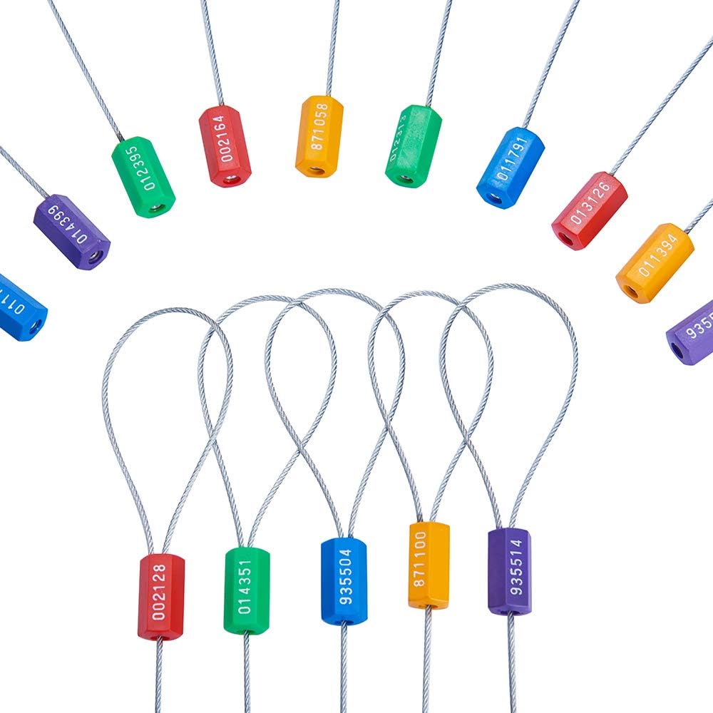 150pcs Anti-Tamper Steel Security Seals (5 Colors) Pack of 2 Z73411