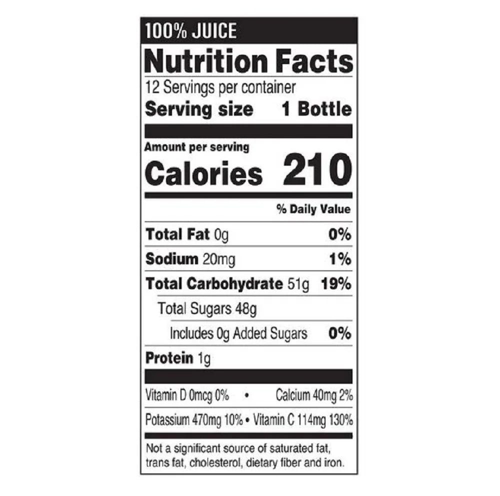 100% Apple Juice 15.2 oz 12 pk P40175