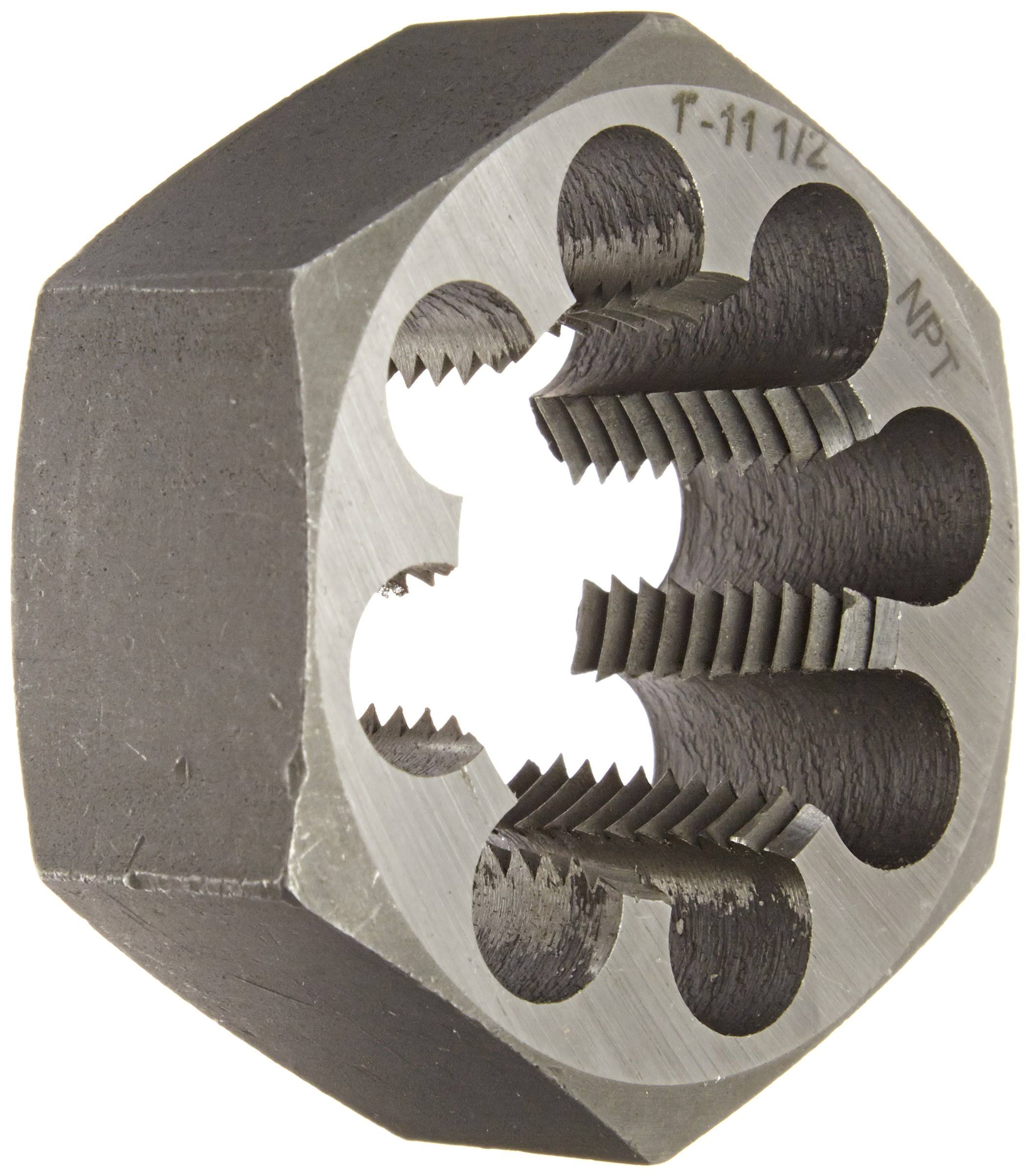 1-11-1/2 NPT Carbon Steel Hex Pipe Die E78448