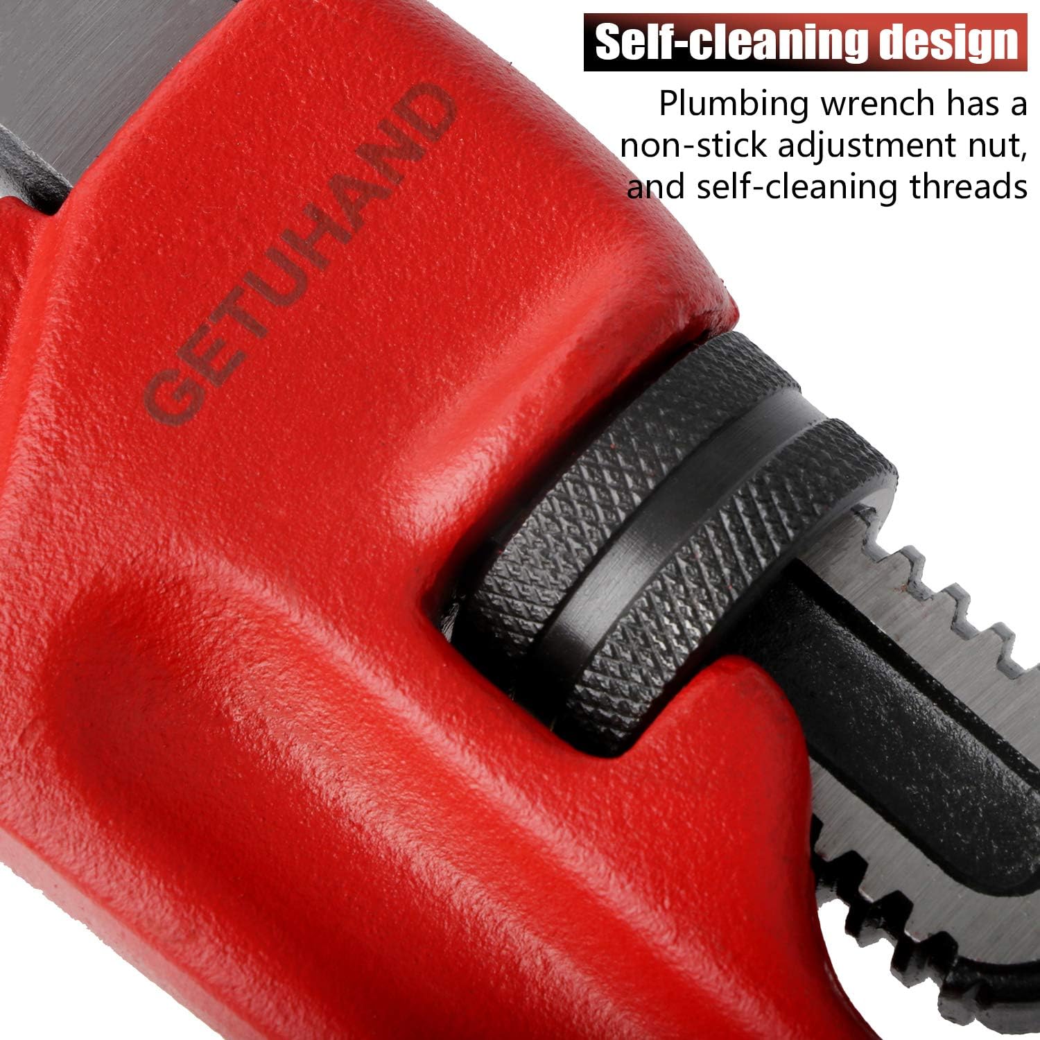14-1/2-inch Heavy Duty Straight Pipe Wrench, Pack of 2 O102224
