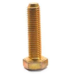 3/4 inch-10 x 7 1/2 inch Coarse Thread Grade 8 Hex Cap Screw, Alloy Steel Yellow Zinc Plated, Pk 35 F796459