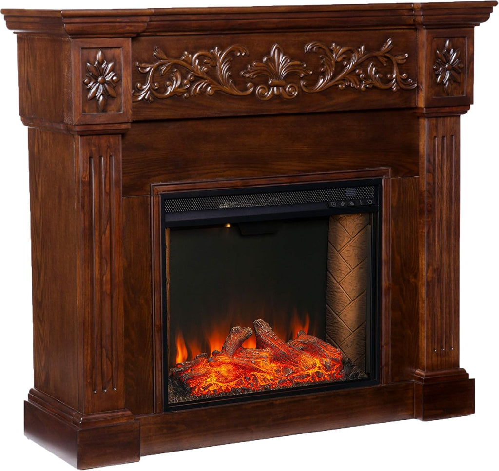 Ivory Electric Fireplace F102708