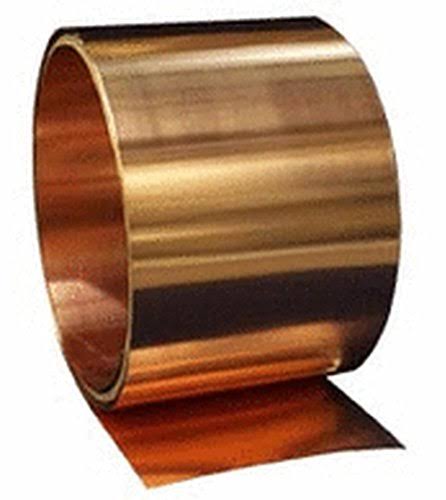 32oz Copper Sheet 0.043 inch 18 ga 24 inch x 120 inch Unpolished Mill Finish P156097