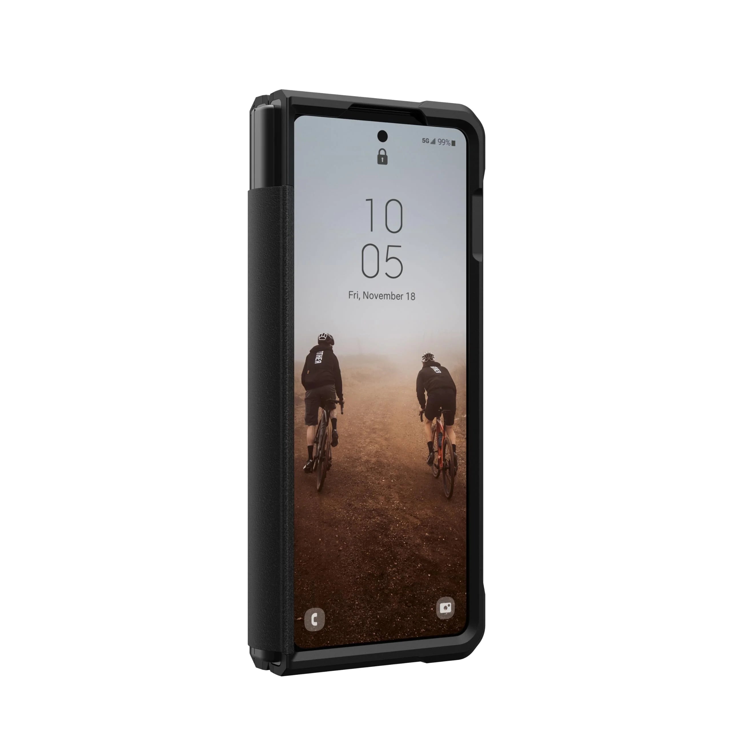 Black Rugged Case for Samsung Galaxy Z Fold 5 A77147