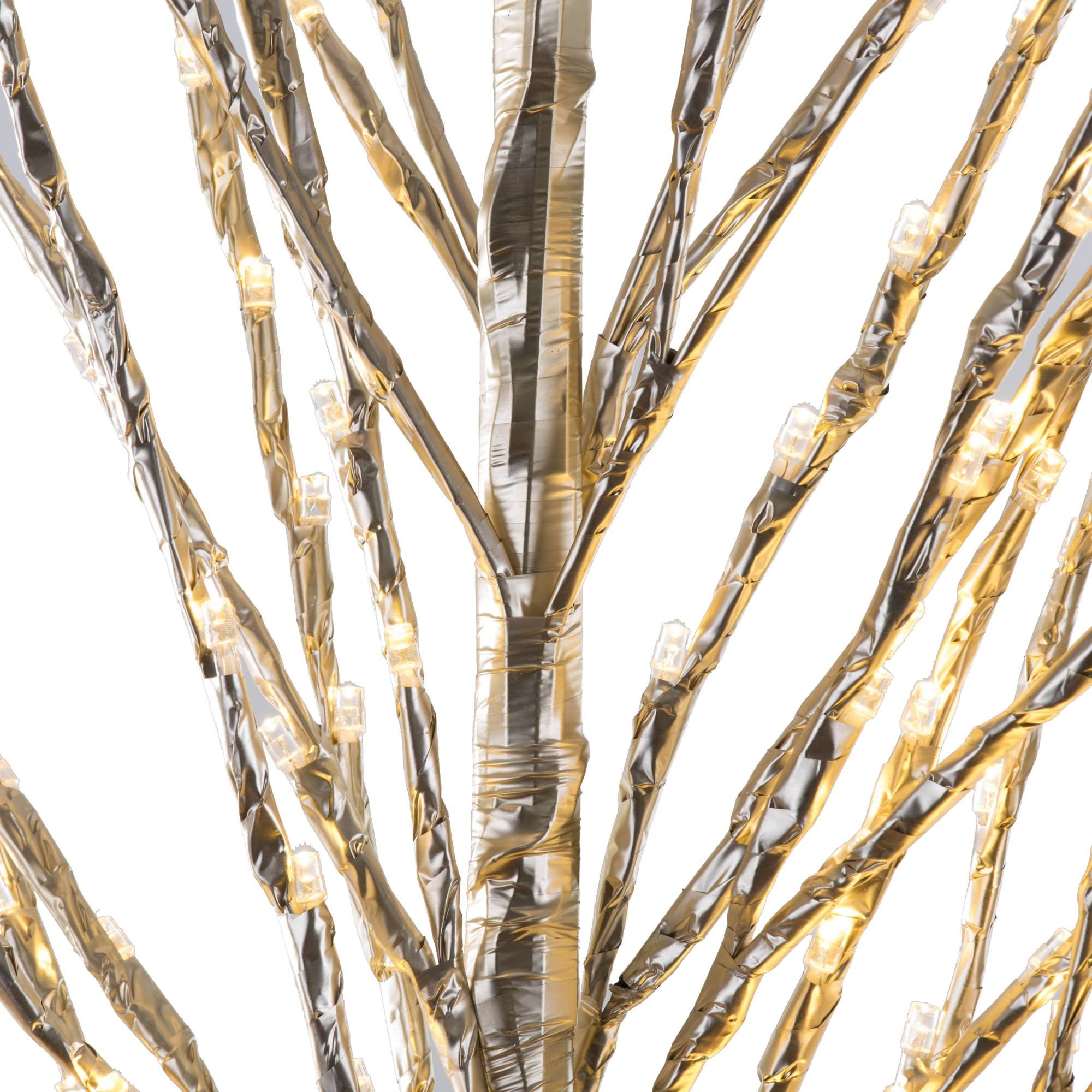 6 ft. LED Champagne Tree with Warm White Lights F572961