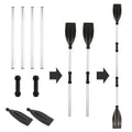 1 Pair Telescoping Aluminum Alloy Boat Kayak Paddles P21687