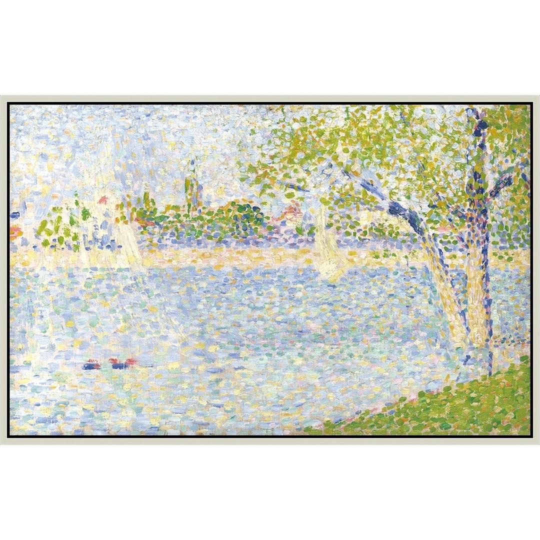 Silver Frame Giclee Print Oil Painting 32x22 J2342