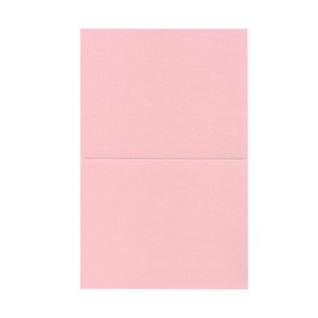 Baby Pink Foldover Cards, 500 per Pack V13240