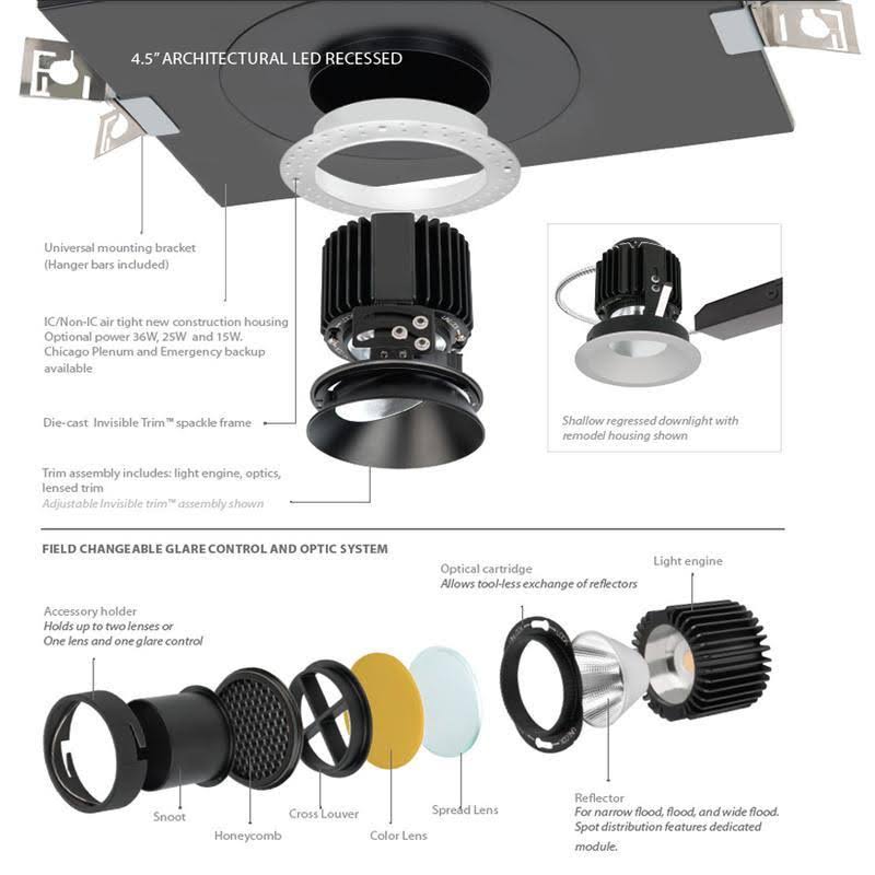 White LED Module Invisible Trim D5003