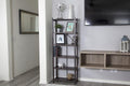 Black 6-Shelf Tall Bookcase K951