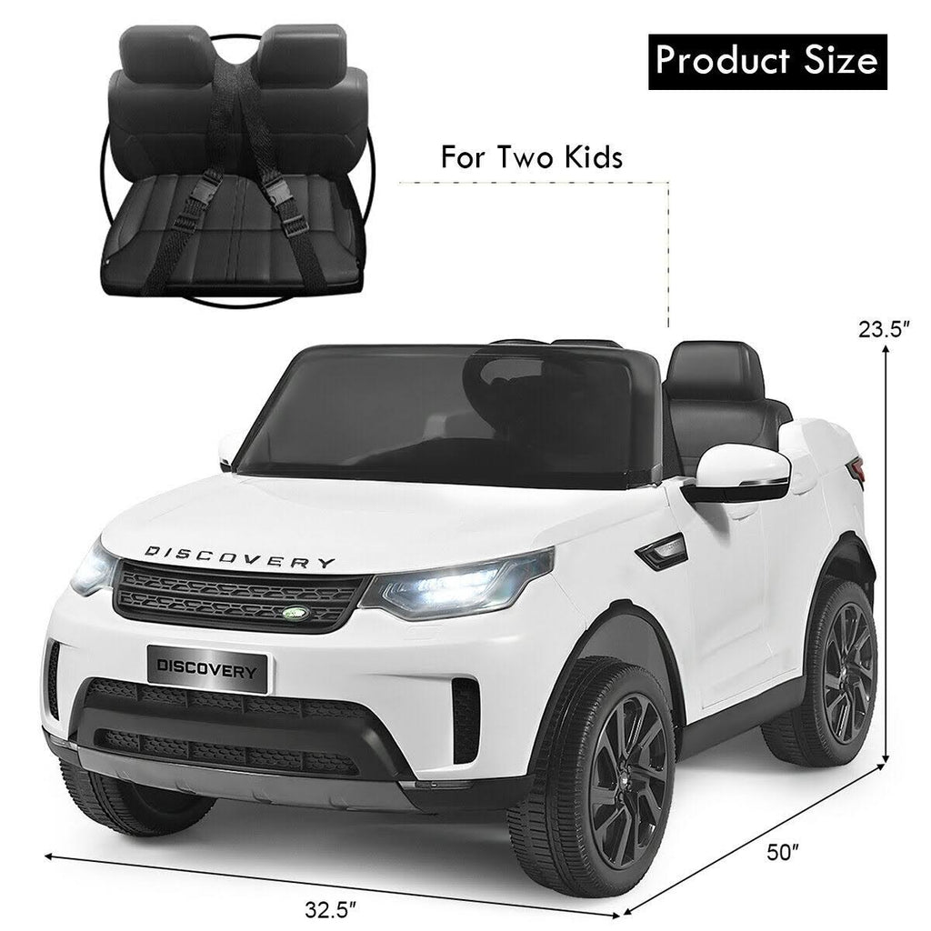 White 2-Seater Ride on Car T583