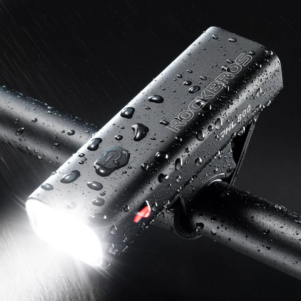 Cycling Headlight LED Bike Front Light 800 lumens Type-C Charging Waterproof 3000mAh Rechargeable Z556