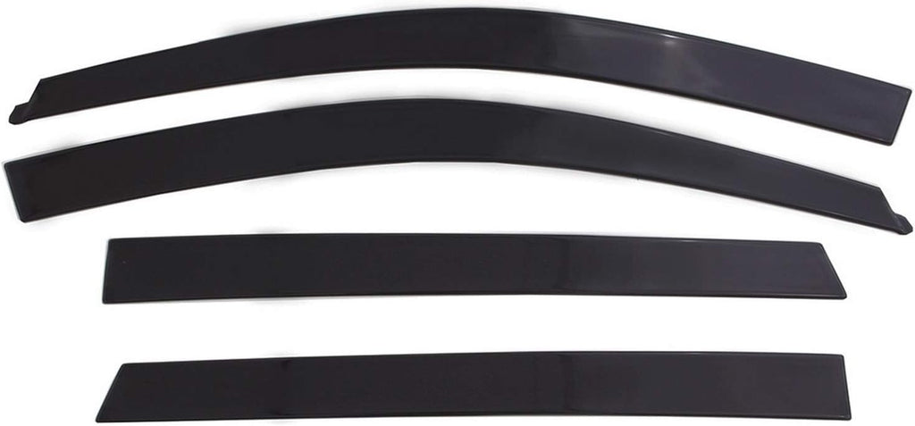 4-Piece In-Channel Side Window Deflector Smoke Z2549