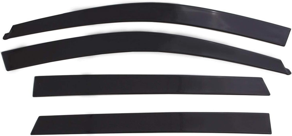 4-Piece In-Channel Side Window Deflector Smoke Z2549