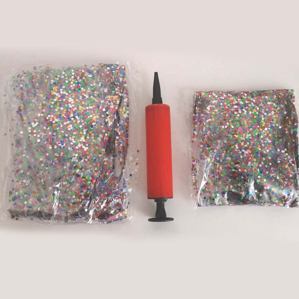 4 Pcs 40CM/60CM Glitter Ball and Pump Set V77946