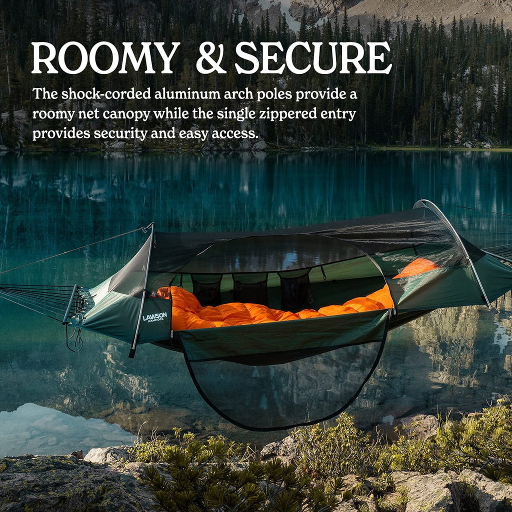 Forest Green Hammock & Strap Bundle Camping Hammock E464177