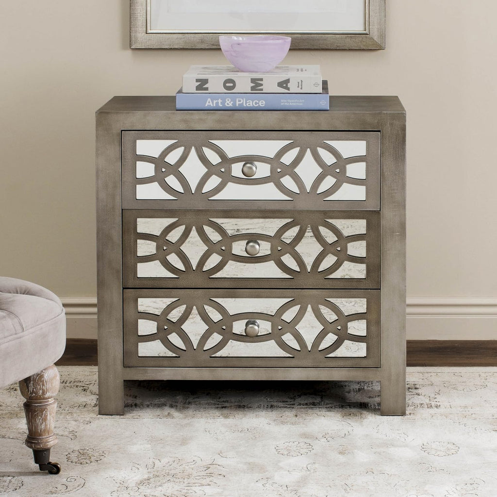 Grey 3 Drawer Chest S42778