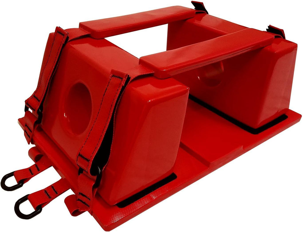 Orange Emergency Head Immobilizer with Straps Pack of 2 I604